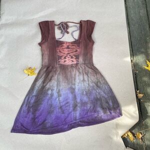 Asymmetrical hem handmade small dress from This World